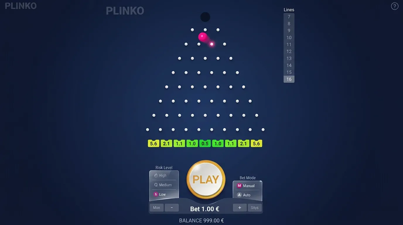 Plinko 1000 de DE play