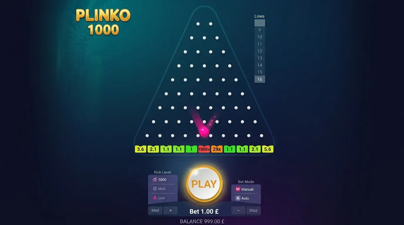 Plinko 1000 en GB play