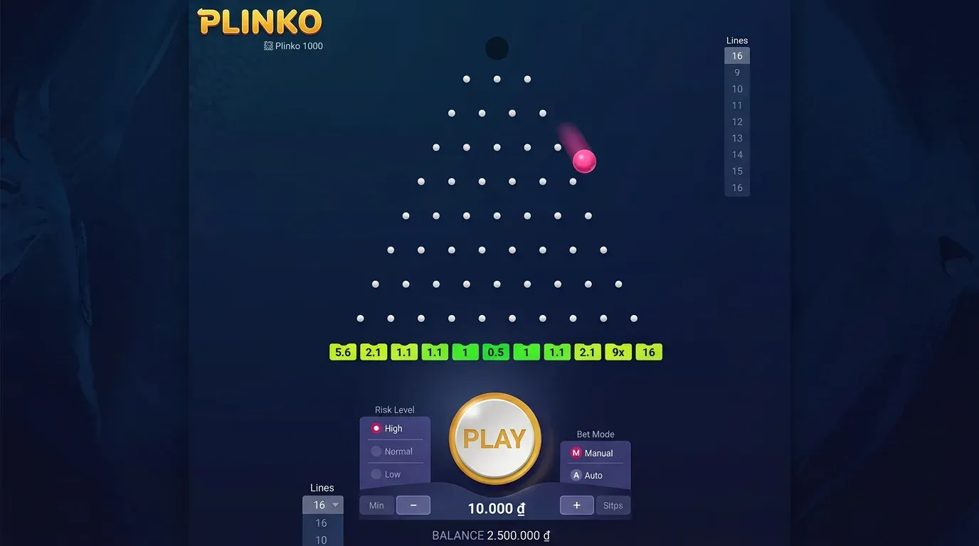 Plinko 1000 vi VN play